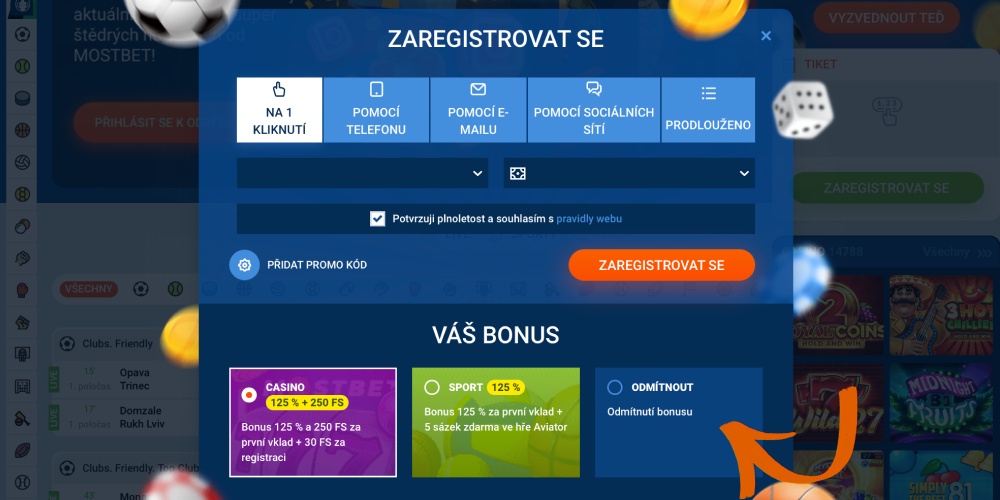 4 vyberte si bonus