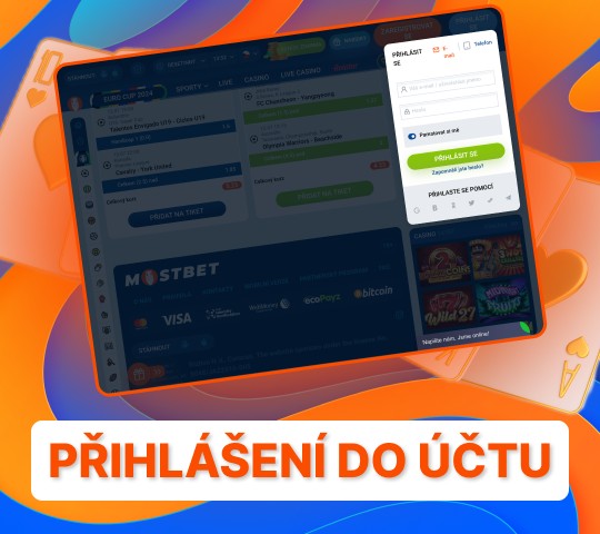 přihlaste se ke svému účtu na platformě mostbet